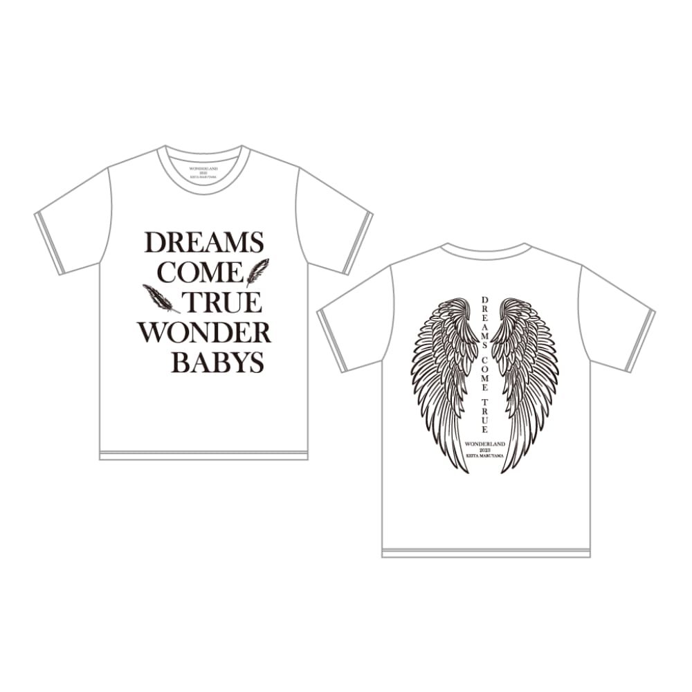 DWL2023×KEITAMARUYAMA BIG-Tシャツ (WHITE×BLACK)
